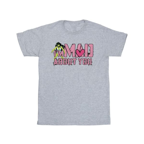 Marvel She-Hulk Mad About You T-shirt i bomull för flickor