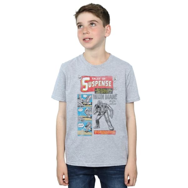 Marvel Boys Iron Man Distressed Tales Of Suspense T-Shirt
