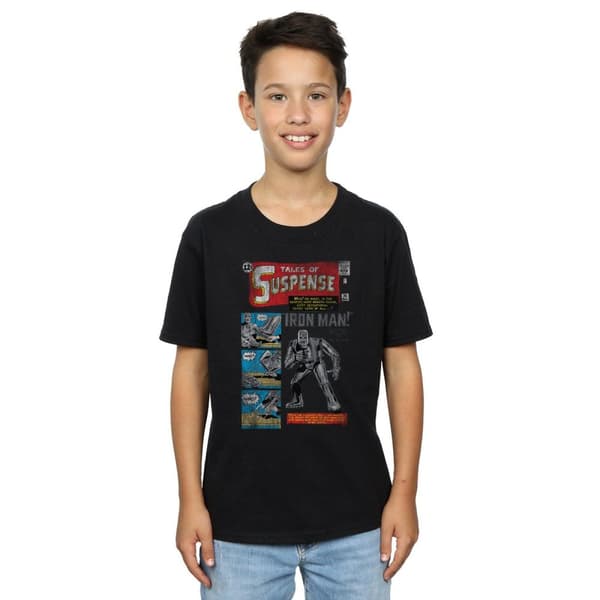 Marvel Boys Iron Man Distressed Tales Of Suspense T-Shirt