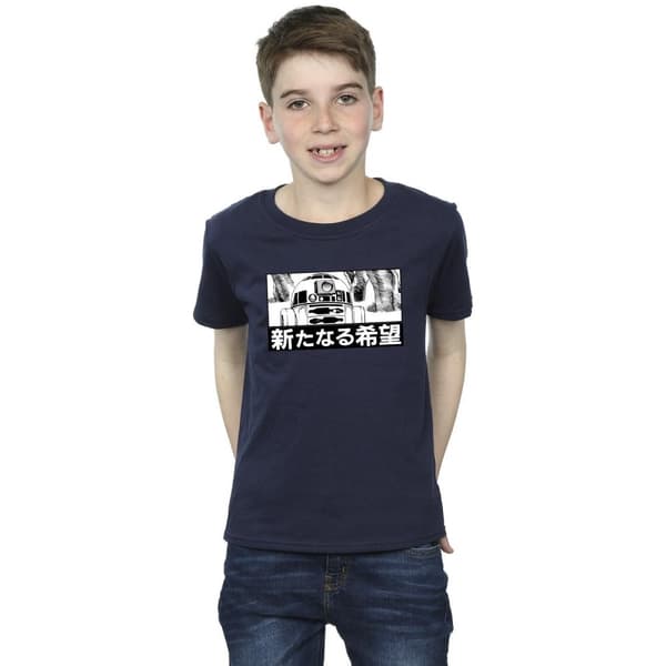 Star Wars Japansk t-shirt för pojkar R2D2
