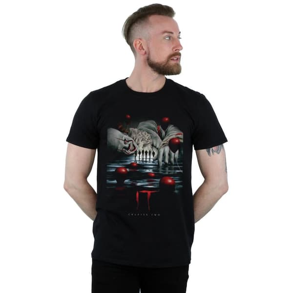 It Chapter 2 Mens Pennywise Balloon Poster T-Shirt
