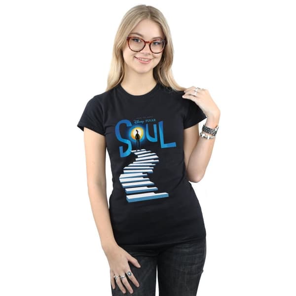 Disney Dam/kvinn Soul Poster Art - T-shirt i bomull