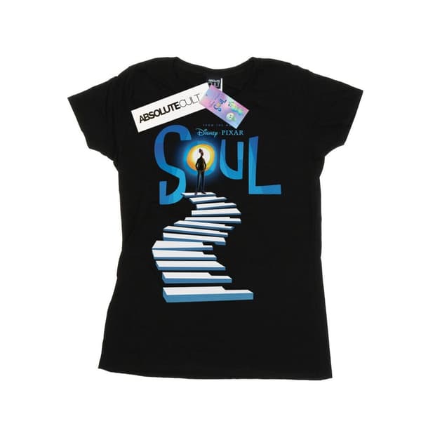 Disney Dam/kvinn Soul Poster Art - T-shirt i bomull