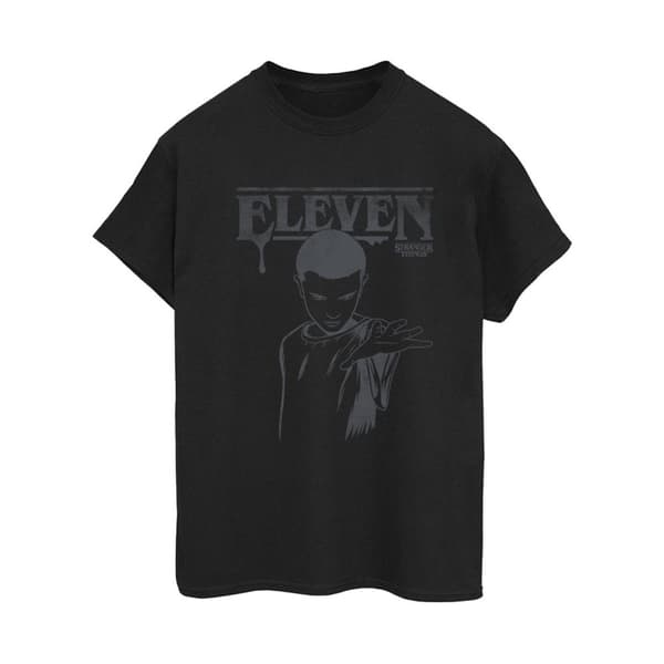 Netflix Stranger Things Dark Eleven - dam/dam Boyfriend-t-shirt i bomull