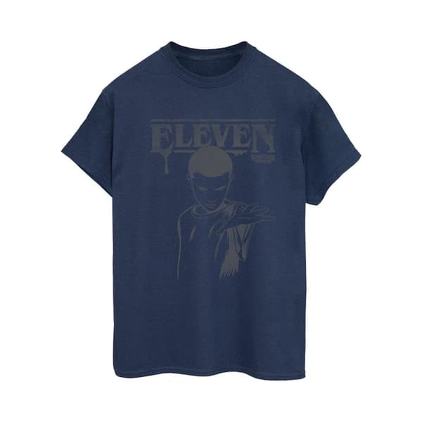 Netflix Stranger Things Dark Eleven - dam/dam Boyfriend-t-shirt i bomull