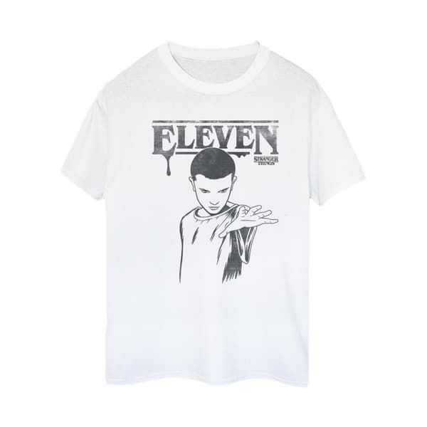 Netflix Stranger Things Dark Eleven - dam/dam Boyfriend-t-shirt i bomull