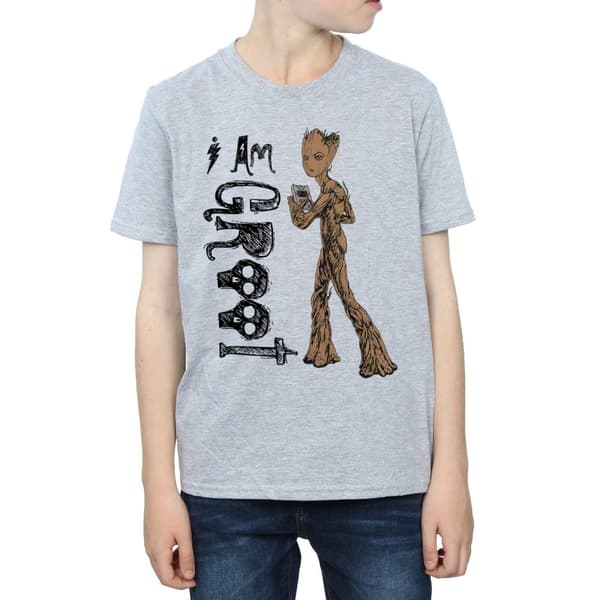 Marvel Pojkar Avengers Infinity War I Am Teenage Groot T-shirt