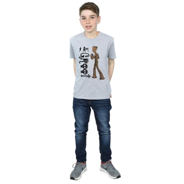 Marvel Pojkar Avengers Infinity War I Am Teenage Groot T-shirt