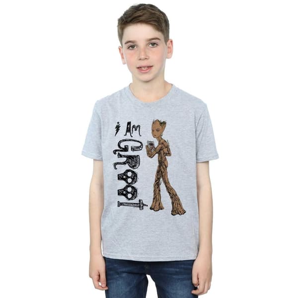 Marvel Pojkar Avengers Infinity War I Am Teenage Groot T-shirt