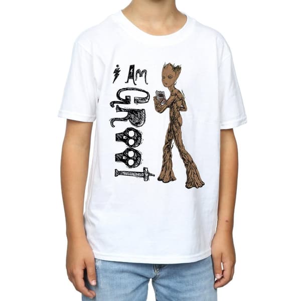 Marvel Pojkar Avengers Infinity War I Am Teenage Groot T-shirt