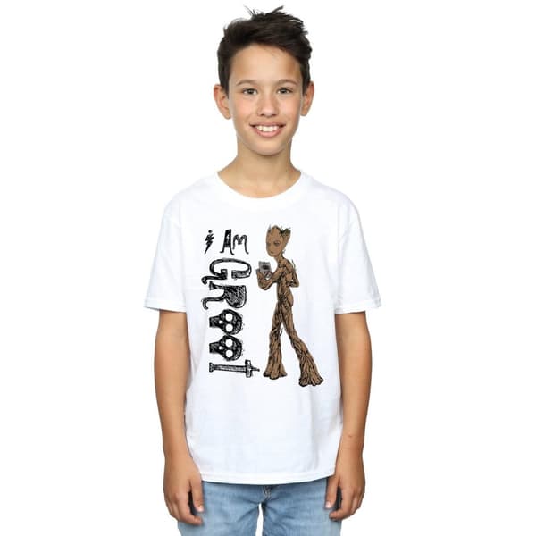 Marvel Pojkar Avengers Infinity War I Am Teenage Groot T-shirt