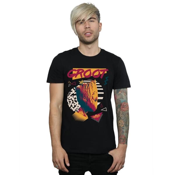 Marvel Mens Guardians Of The Galaxy Vol. 2 80s Groot T-Shirt