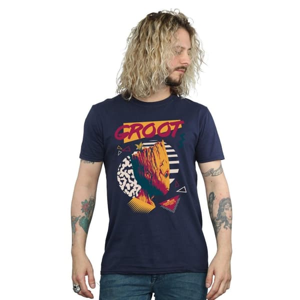 Marvel Mens Guardians Of The Galaxy Vol. 2 80s Groot T-Shirt