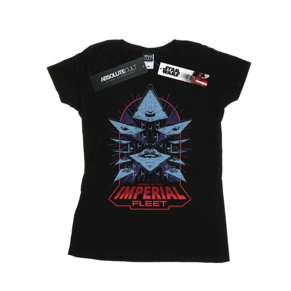 Star Wars Bomulls-T-shirt för damer/kvinnor - Attack of the Imperial Fleet