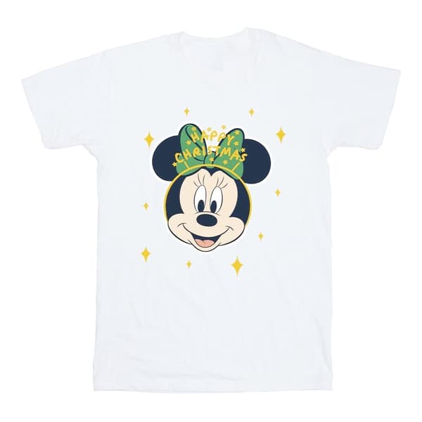Disney Minnie Mouse Happy Christmas T-shirt - pojkar White 7-8 Years