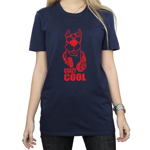 Scooby Doo Womens/Ladies Crazy Cool Cotton Boyfriend T-Shirt