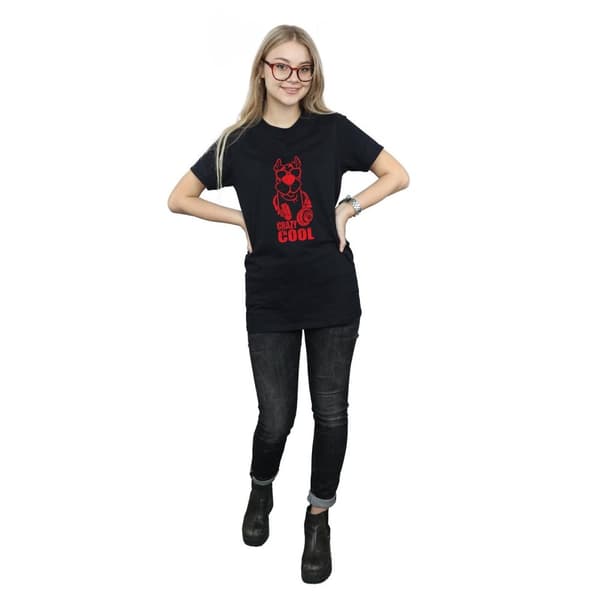 Scooby Doo Dam/dam Crazy Cool Bomull Boyfriend T-shirt