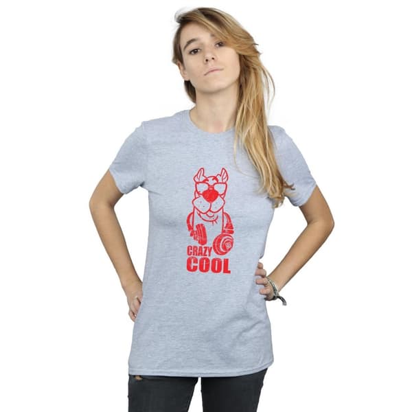 Scooby Doo Womens/Ladies Crazy Cool Cotton Boyfriend T-Shirt