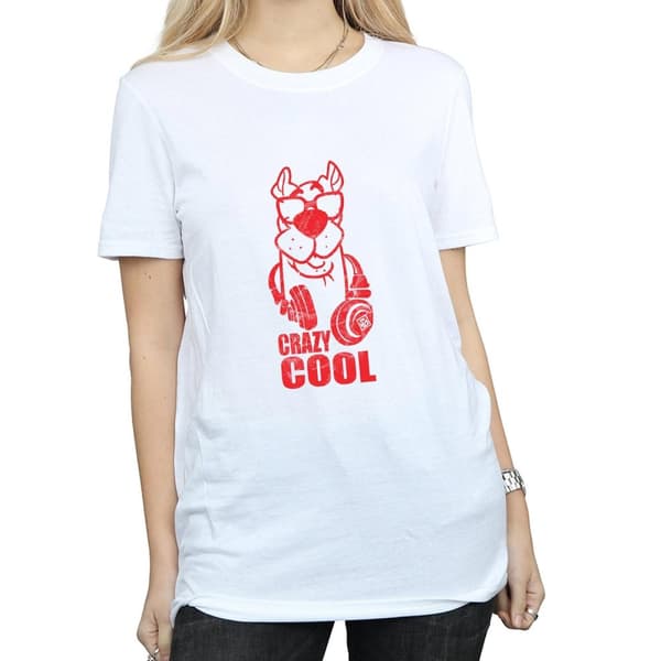 Scooby Doo Womens/Ladies Crazy Cool Cotton Boyfriend T-Shirt