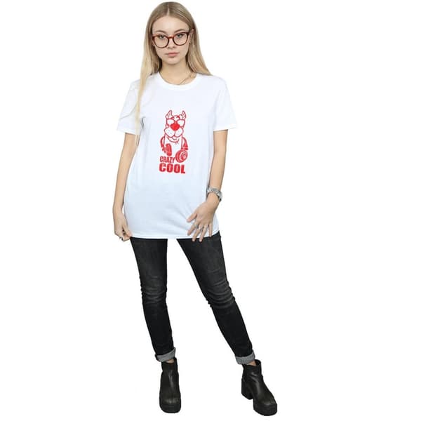 Scooby Doo Womens/Ladies Crazy Cool Cotton Boyfriend T-Shirt