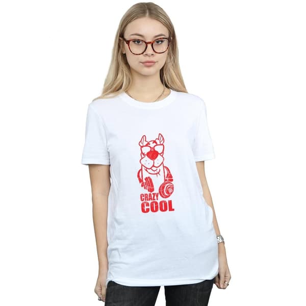 Scooby Doo Womens/Ladies Crazy Cool Cotton Boyfriend T-Shirt