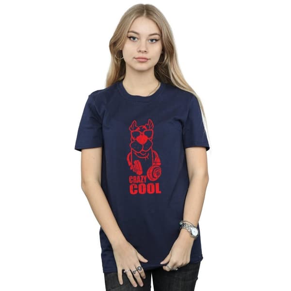 Scooby Doo Womens/Ladies Crazy Cool Cotton Boyfriend T-Shirt