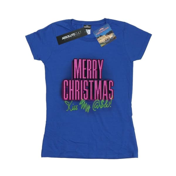 National Lampoon´s Christmas Vacation Womens/Ladies Kiss My Ass Cotton T-Shirt