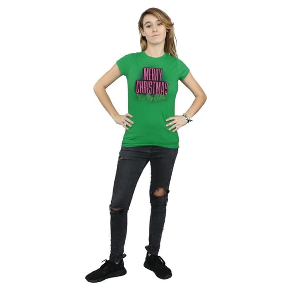 National Lampoon´s Christmas Vacation Womens/Ladies Kiss My Ass Cotton T-Shirt