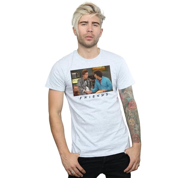 Friends Mens Ross And Chandler Handshake T-Shirt
