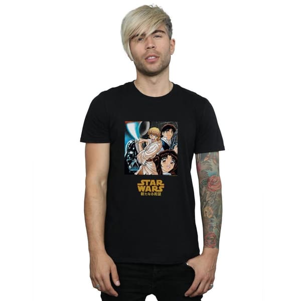 Star Wars Mens Anime Poster T-Shirt