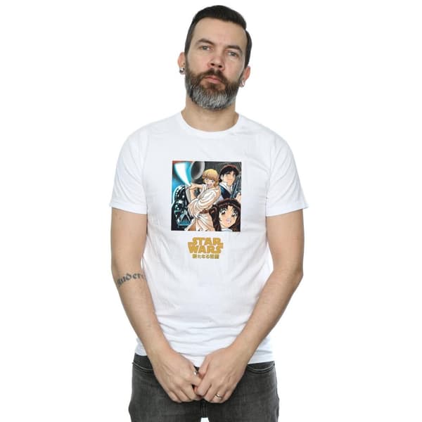 Star Wars Mens Anime Poster T-Shirt