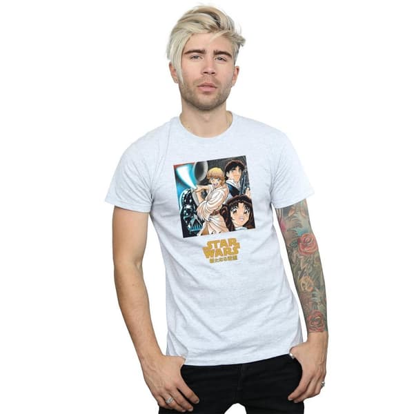 Star Wars Mens Anime Poster T-Shirt
