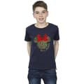 Miniatyrbillede 2 af 3: Disney Boys Minnie Mouse Leopard Christmas T-Shirt
