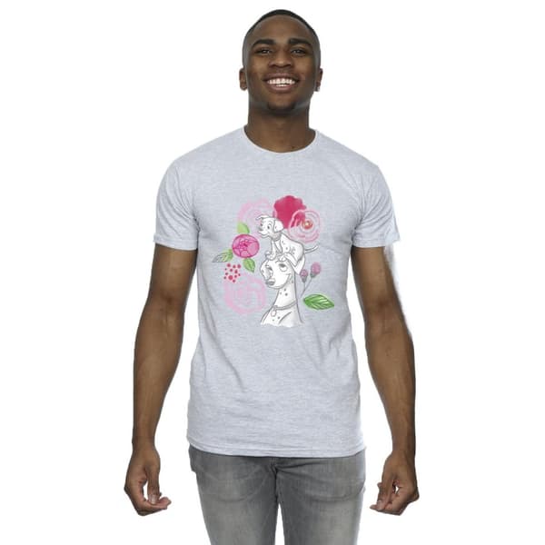Disney Herr 101 Dalmatiner Blommor T-shirt