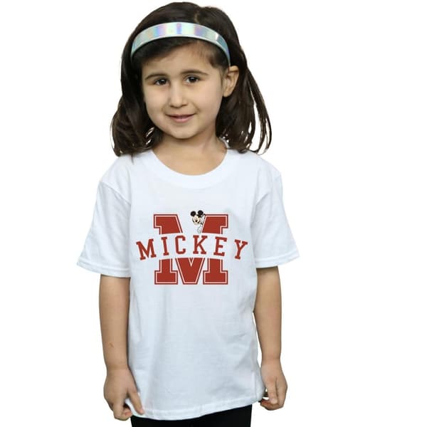 Disney Musse Pigg - T-shirt med bokstäver i bomull