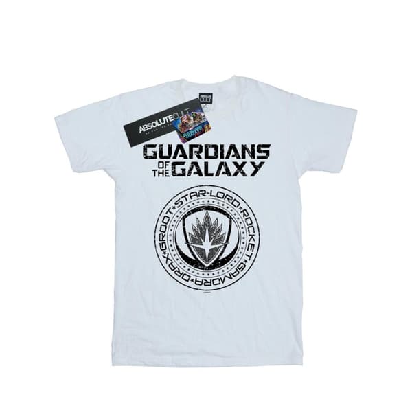 Marvel Dam/Tjej Guardians Of The Galaxy Vol. 2 Distressed Seal Bomull Boyfriend T-shirt