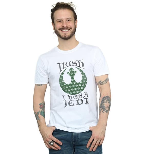 Star Wars Mens Irish I Was A Jedi T-Shirt