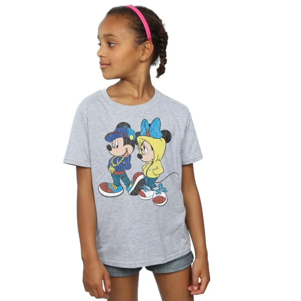 Disney Musse Pigg och Mimmi Pigg Pose T-shirt i bomull för flickor