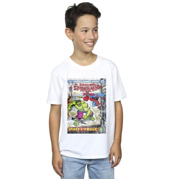 Marvel Pojkar Spider-Man VS Hulk Cover T-shirt