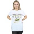 Pikkukuva 2 / 3: Star Wars Womens/Ladies The Mandalorian The Child Moods Cotton Boyfriend T-Shirt