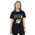 Pikkukuva 2 / 3: Star Wars Womens/Ladies The Mandalorian The Child Moods Cotton Boyfriend T-Shirt