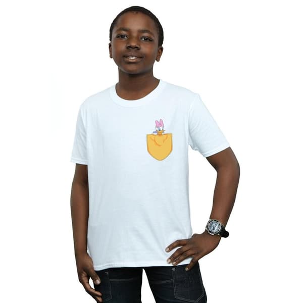 Disney Pojkar - Daisy Duck T-shirt med fuskficka