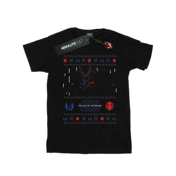 Star Wars T-shirt i bomull från The Rise of Skywalker Christmas Combat för flickor