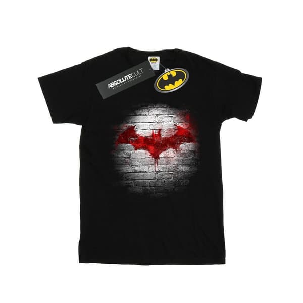 DC Comics T-shirt i bomull med Batman-logotyp för flickor