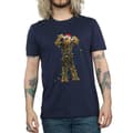 Miniatyrbillede 3 af 5: Star Wars Mens Chewbacca Christmas Lights T-Shirt