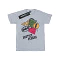 Miniatyrbild 1 av 3: DC Comics Dam/Tjej Justice League Spray Logos Boyfriend T-shirt i bomull