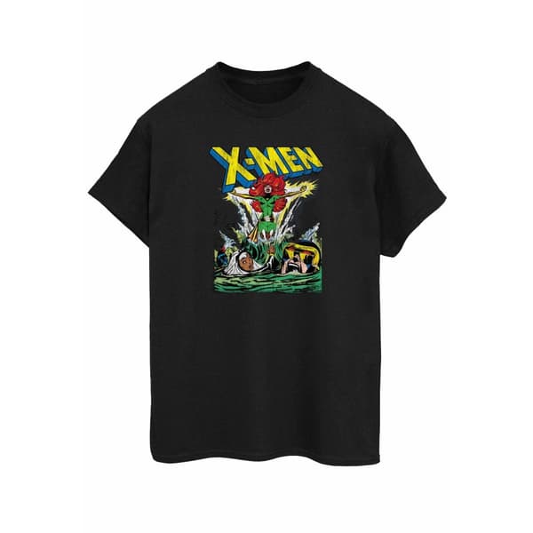 Marvel Womens/Ladies X-Men Enter The Phoenix Cotton Boyfriend T-Shirt