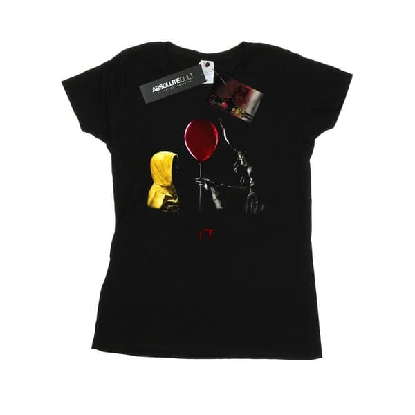 It Dam/Tjej - Georgie Balloon T-shirt i bomull Black XXL