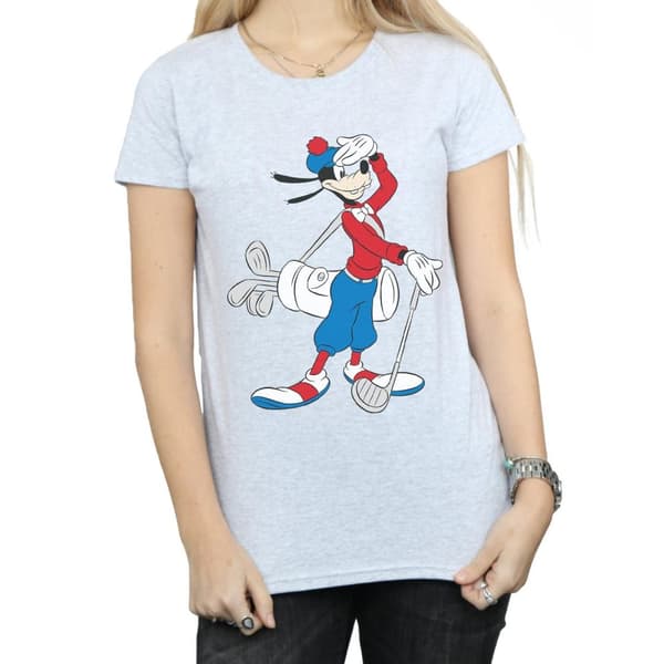 Disney Womens/Ladies Goofy Golf Cotton T-Shirt