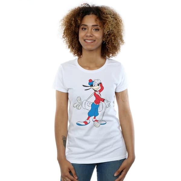 Disney Womens/Ladies Goofy Golf Cotton T-Shirt